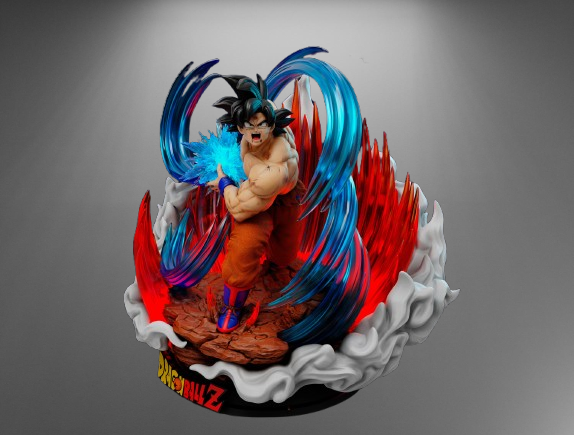 Dragon Ball Z Goku Kaioken stl jpg