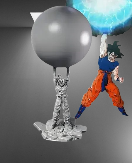 Dragon Ball Z Goku Spirit Bomb stl jpg