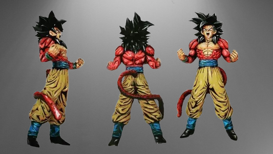 Dragon Ball Z Goku Super Saiyan 4 (SS4) stl jpg