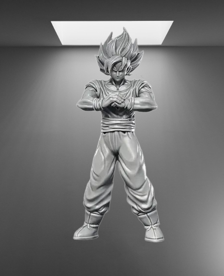 Dragon Ball Z Goku Super Saiyan stl jpg