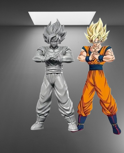 Dragon Ball Z Goku Super Saiyan stl jpg