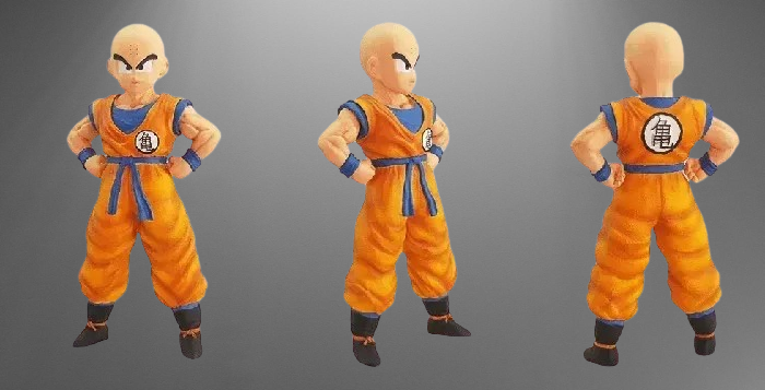 Dragon Ball Z Krillin stl jpg