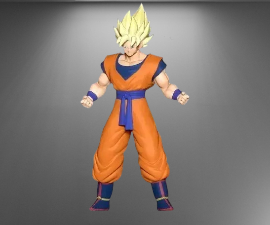 Dragon Ball Z Super Saiyan Goku stl jpg