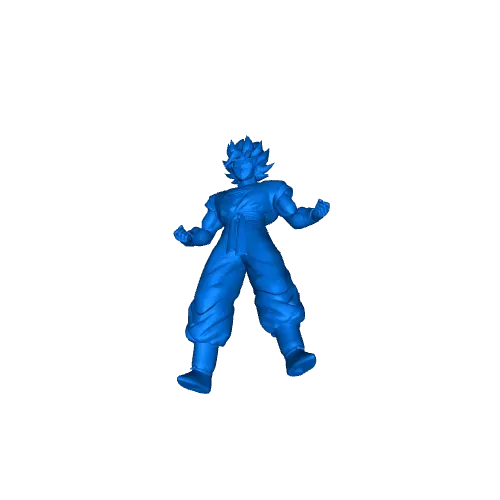 Dragon Ball Z Super Saiyan Goku stl jpg