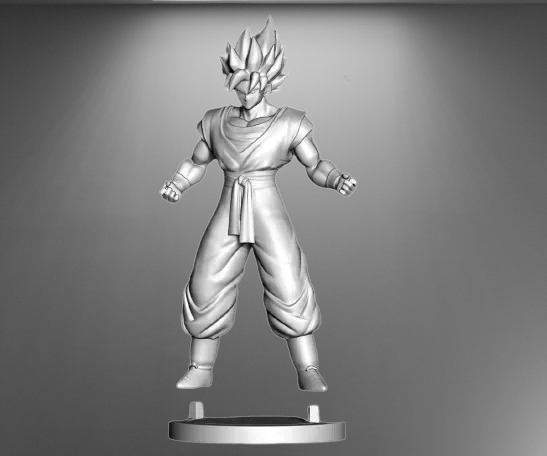 Dragon Ball Z Super Saiyan Goku stl jpg