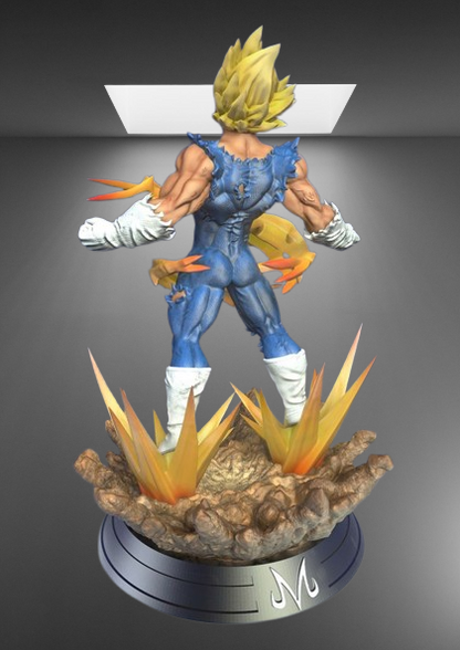 Dragon Ball Z Villainous Majin Vegeta stl jpg