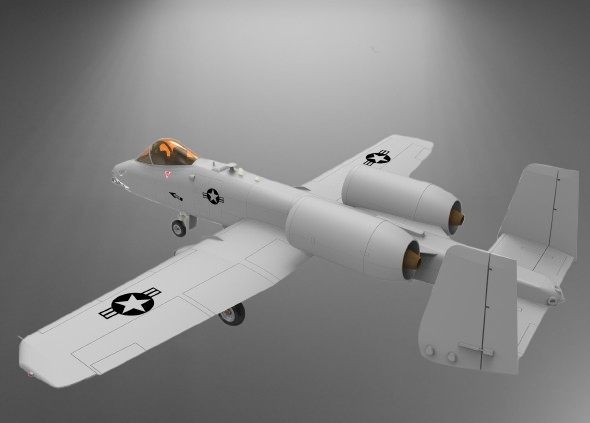 Fairchild Republic A-10 Thunderbolt II stl jpg