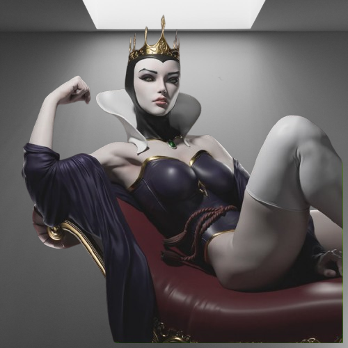 Fairy Tale Snow White Evil Queen stl jpg