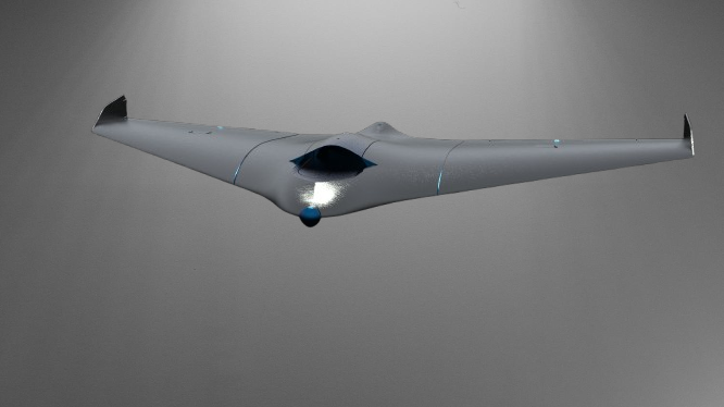 Fighter UAV RC Model Flying Wing stl jpg