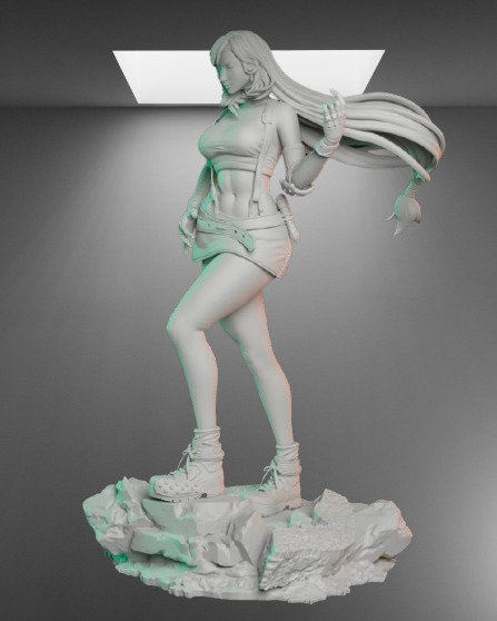 Final Fantasy VII Tifa Lockhart stl jpg