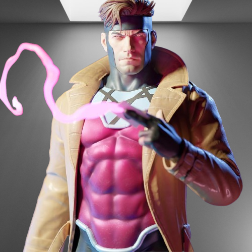 Gambit - Marvel X-Men stl jpg