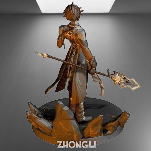 Genshin Impact Zhongli stl jpg