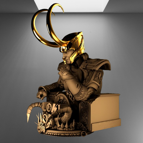 God of Mischief Loki stl jpg