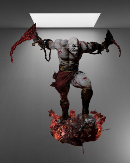 God of War Kratos Bust stl jpg