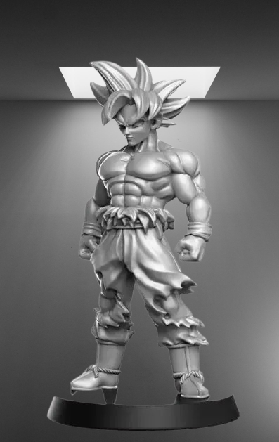 Goku Ultra Instinct - Dragon Ball stl jpg