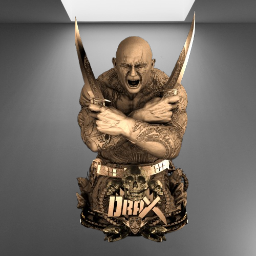 Guardians of the Galaxy Drax the Destroyer stl jpg