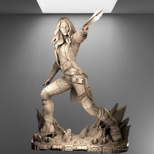 Guardians of the Galaxy Gamora stl jpg