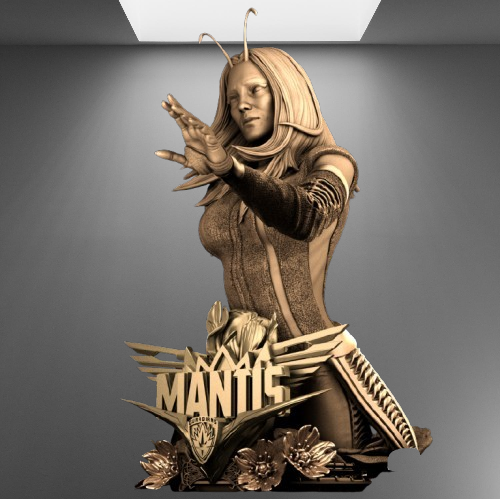 Guardians of the Galaxy Mantis Bust stl jpg