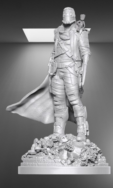 Guardians of the Galaxy’s Star-Lord (Peter Quill) stl jpg