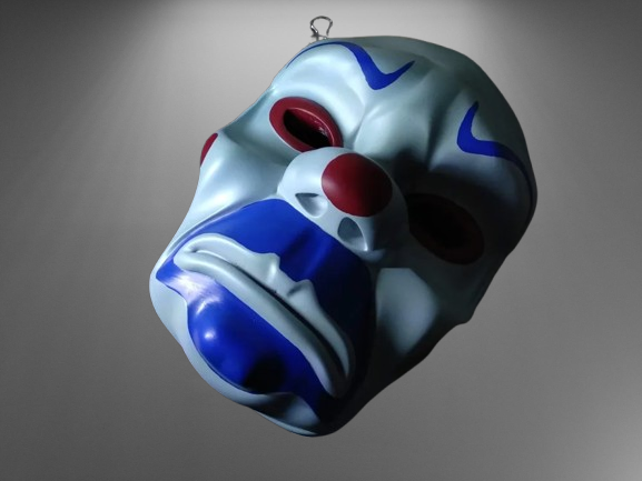 Halloween clown Mask stl jpg