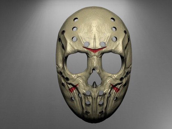 Horror & Vigilante Crossover Jason Voorhees Punisher Skull Mask stl jpg