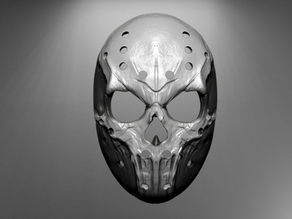 Horror & Vigilante Crossover Jason Voorhees Punisher Skull Mask stl jpg