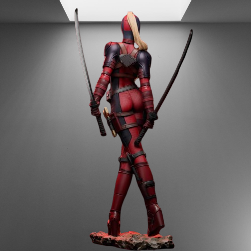 Iconic Marvel Character Lady Deadpool 3D Printing STL File