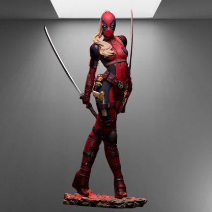 Iconic Marvel Character Lady Deadpool 3D Printing STL File