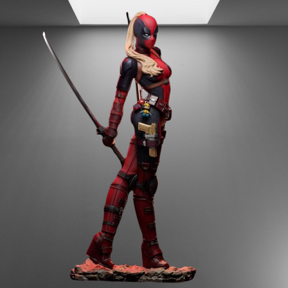 Iconic Marvel Character Lady Deadpool 3D Printing STL File