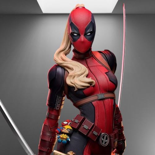 Iconic Marvel Character Lady Deadpool 3D Printing STL File