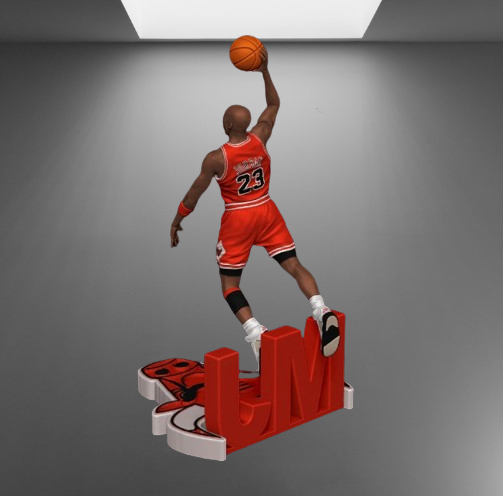 Michael Jordan Dunking stl jpg