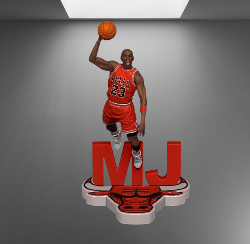 Michael Jordan Dunking stl jpg