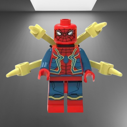 Iron Spider-Man LEGO Minifigure stl jpg