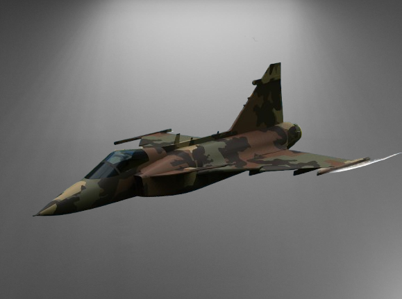 JAS 39 Gripen Fighter Jet 3D Printing STL File