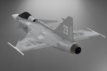 JAS 39 Gripen Fighter Jet 3D Printing STL File