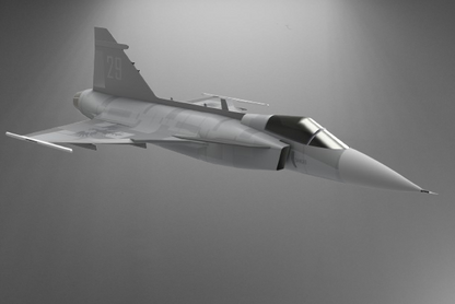 JAS 39 Gripen Fighter Jet 3D Printing STL File