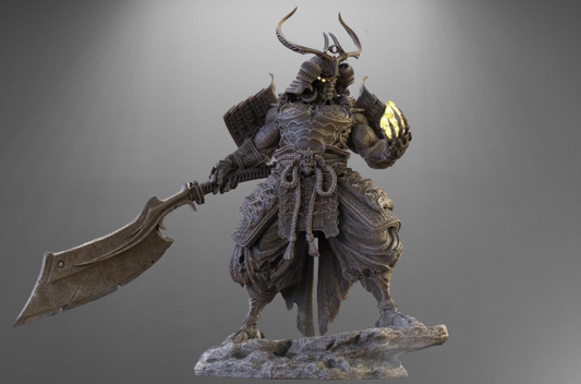 Japanese Oni Samurai stl jpg