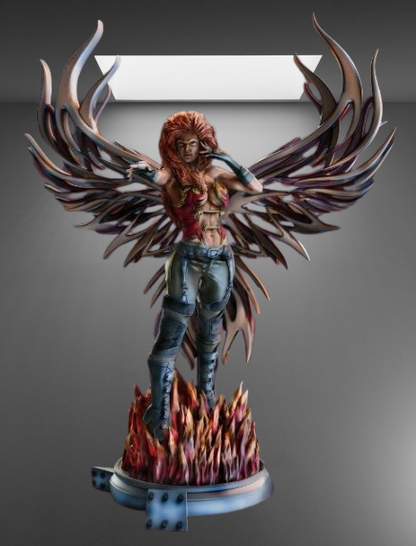 Jean Grey Marvel Phoenix stl jpg