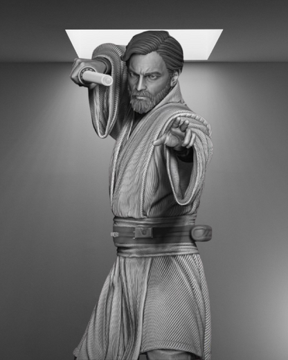 Jedi Master Obi-Wan Kenobi stl jpg