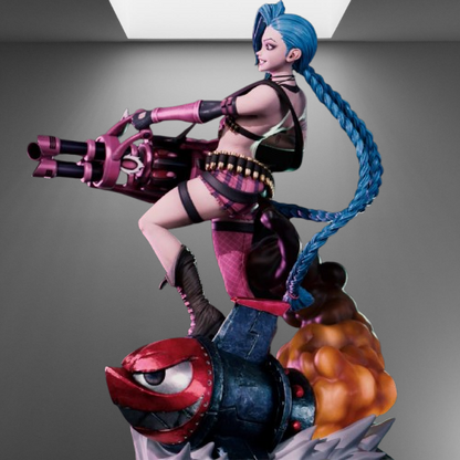 Jinx, the Loose Cannon - League of Legends stl jpg