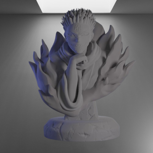 Jujutsu Kaisen Ryomen Sukuna Bust stl jpg