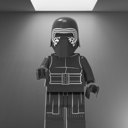 Kylo Ren LEGO Minifigure stl jpg