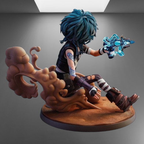 League of Legends Arcane Isha stl jpg