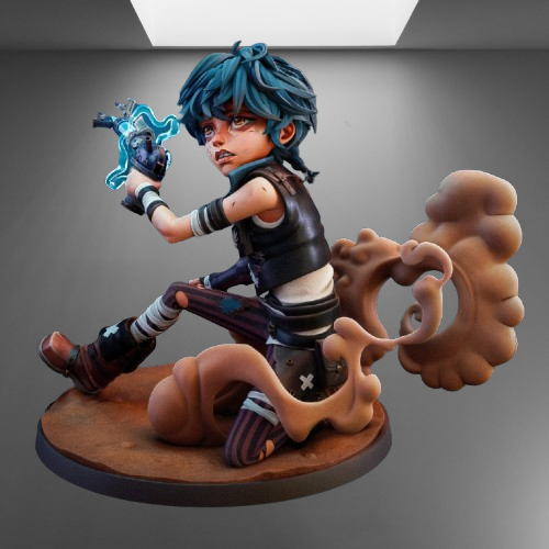 League of Legends Arcane Isha stl jpg