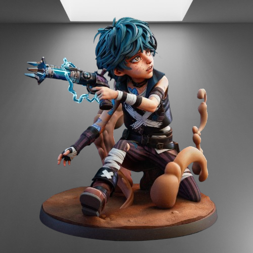 League of Legends Arcane Isha stl jpg