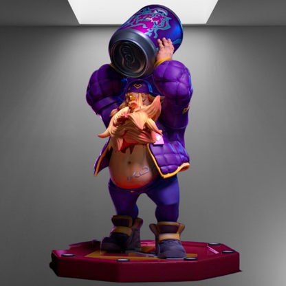 League of Legends Drunken Brawler Gragas stl jpg