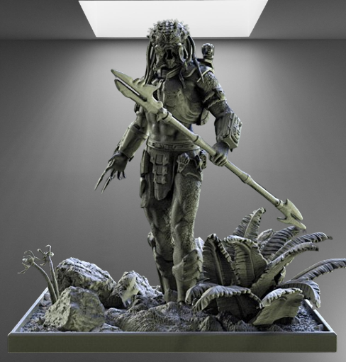 Legendary Alien Hunter Predator stl jpg