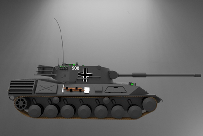 Leopard 1 Battle Tank stl jpg