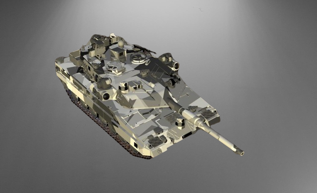 Leopard 2SG Main Battle Tank stl jpg