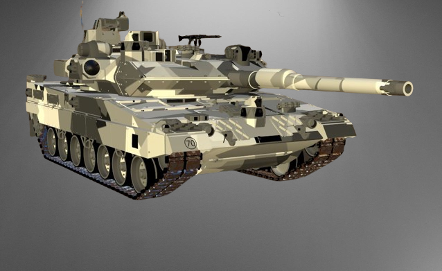 Leopard 2SG Main Battle Tank stl jpg